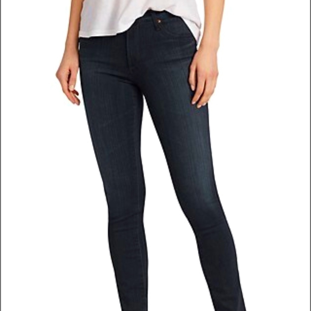 Adriano Goldschmied Women’s Blue Dark Wash Prima Cigarette Jean Size 26 EUC